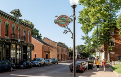 Charming St. Charles MO cityscape featuring historic architecture and scenic beauty.